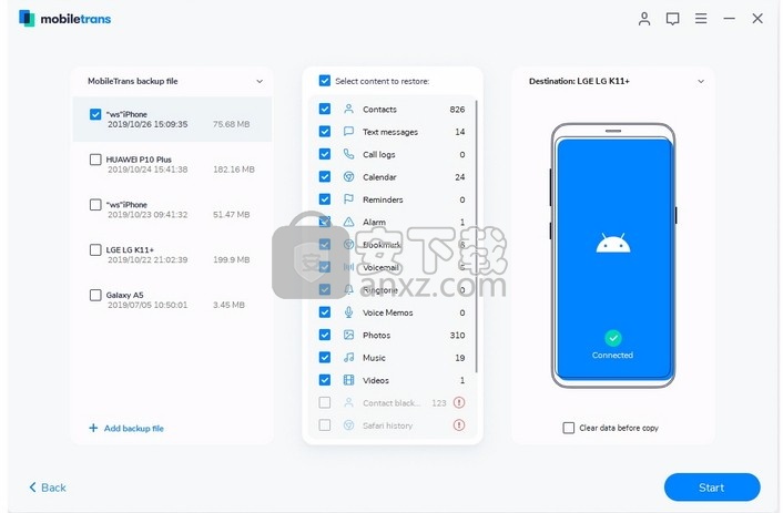 Wondershare MobileTrans(多功能数据传输与同步工具)