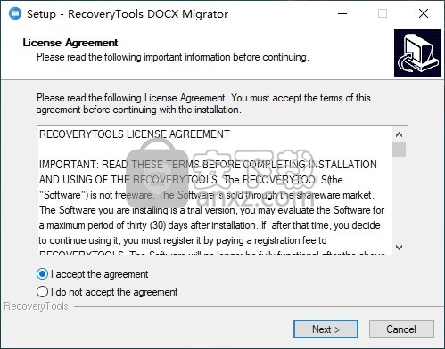 RecoveryTools DOCX Migrator(DOCX文件格式转换器)