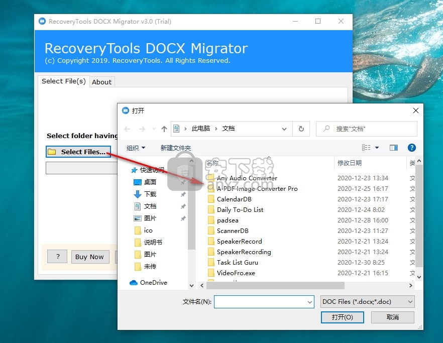 RecoveryTools DOCX Migrator(DOCX文件格式转换器)