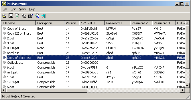 PstPassword(多功能问价密码恢复工具)