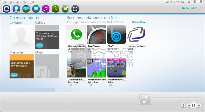 Nokia Suite(多功能诺基亚数据管理套件)