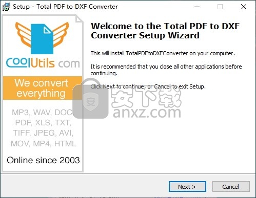 Total PDF to DXF Converter(PDF转DXF转换器)