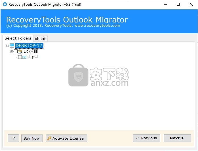 RecoveryTools Outlook Migrator(PST转换软件)