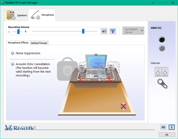 Realtek HD Audio Manager(Realtek高清音频管理器)