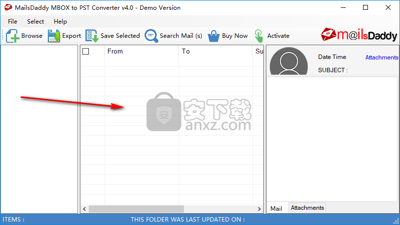 MailsDaddy MBOX To PST Converter(MBOX到PST转换器)