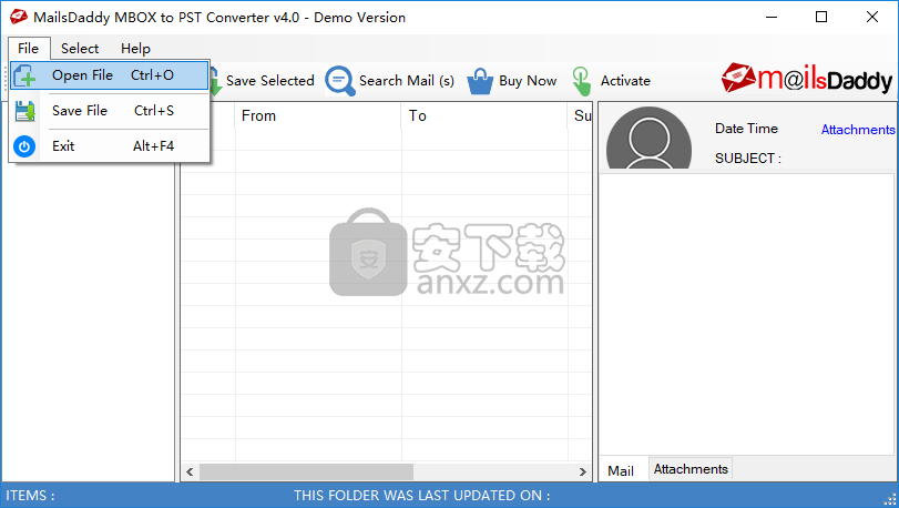 MailsDaddy MBOX To PST Converter(MBOX到PST转换器)