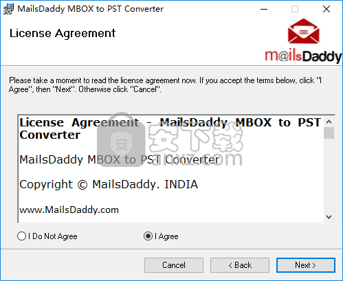 MailsDaddy MBOX To PST Converter(MBOX到PST转换器)