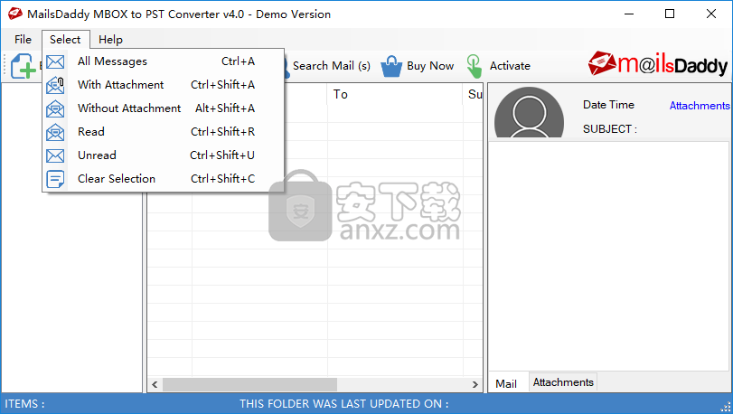 MailsDaddy MBOX To PST Converter(MBOX到PST转换器)
