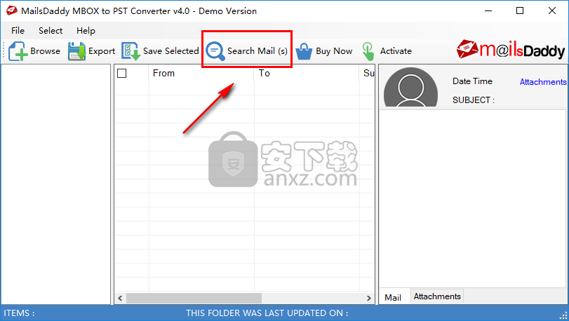 MailsDaddy MBOX To PST Converter(MBOX到PST转换器)