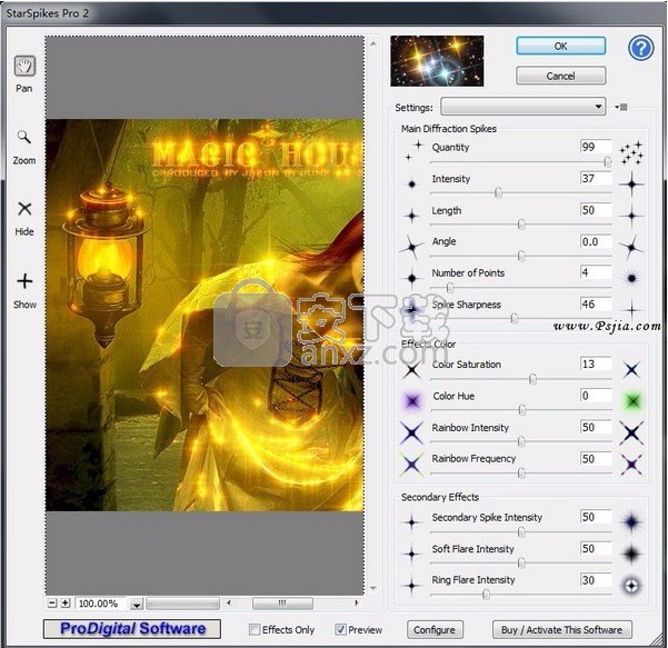 starspikes pro 2(图片滤镜插件)