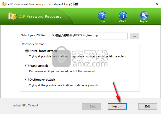 ZIP Password Recovery(zip密码工具)