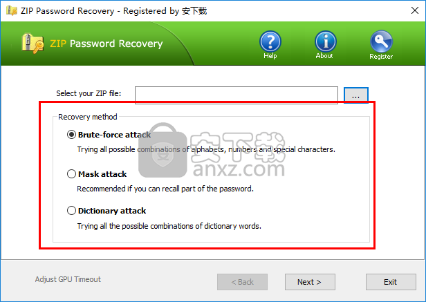 ZIP Password Recovery(zip密码工具)