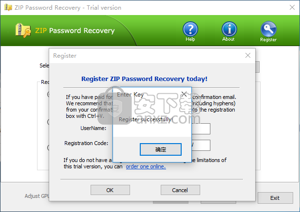 ZIP Password Recovery(zip密码工具)