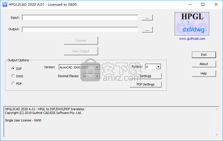 HPGL2CAD 2020(HPGL转CAD转换器)