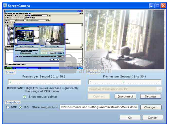 ScreenCamera(桌面录制工具)