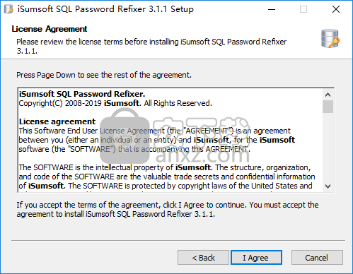 iSumsoft SQL Password Refixer(SQL密码重置工具)