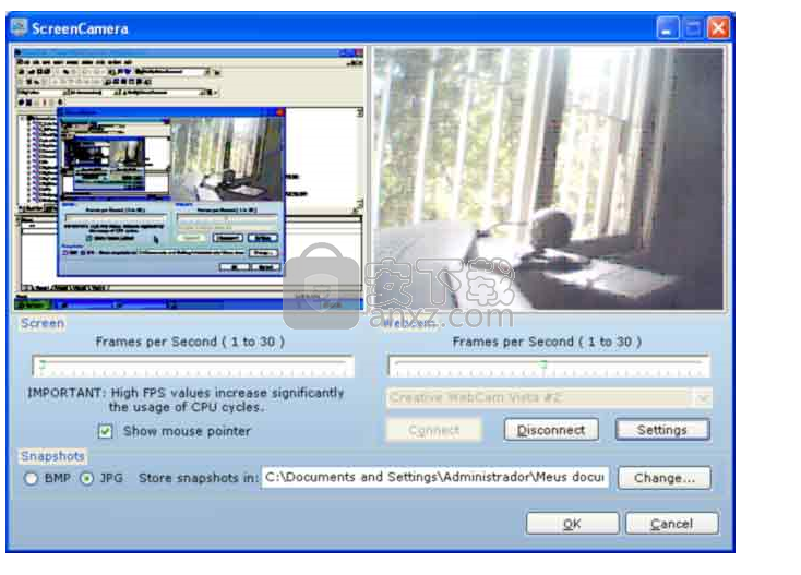 ScreenCamera(桌面录制工具)