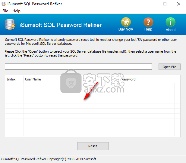 iSumsoft SQL Password Refixer(SQL密码重置工具)