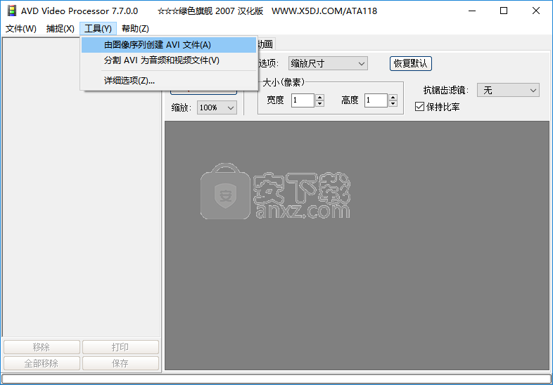 AVD Video Processor(视频画面捕捉工具)