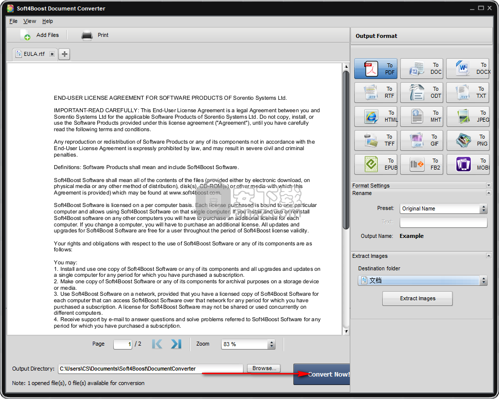 Soft4Boost Document Converter(文档转换器)
