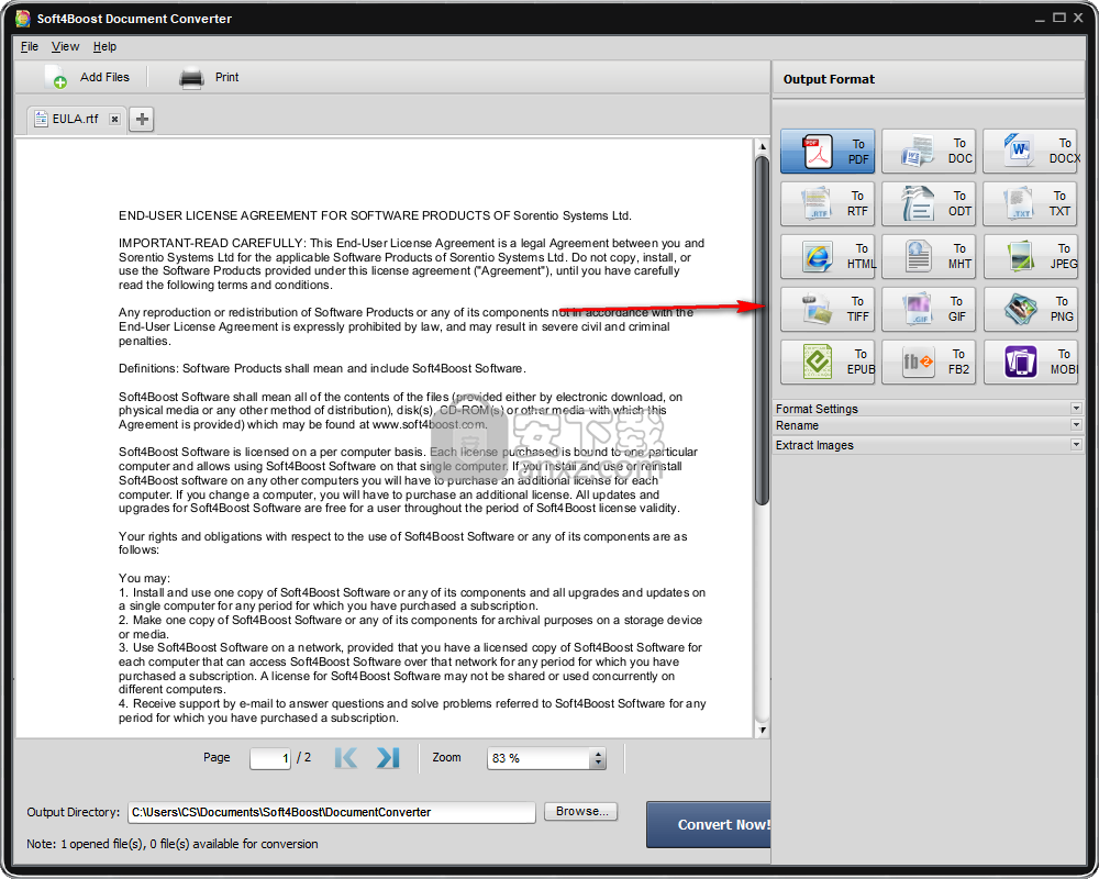 Soft4Boost Document Converter(文档转换器)