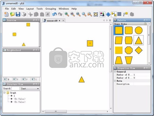 免费流程图制作软件(yEd Graph Editor)