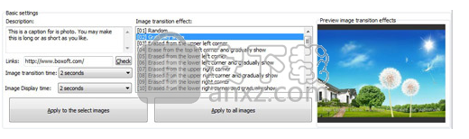 Boxoft Flash SlideShow Creator(Flash幻灯片制作软件)