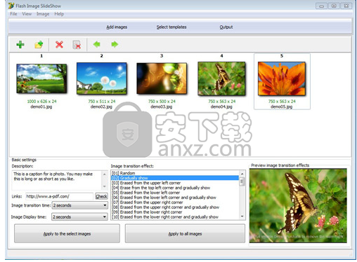 Boxoft Flash SlideShow Creator(Flash幻灯片制作软件)