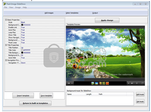 Boxoft Flash SlideShow Creator(Flash幻灯片制作软件)