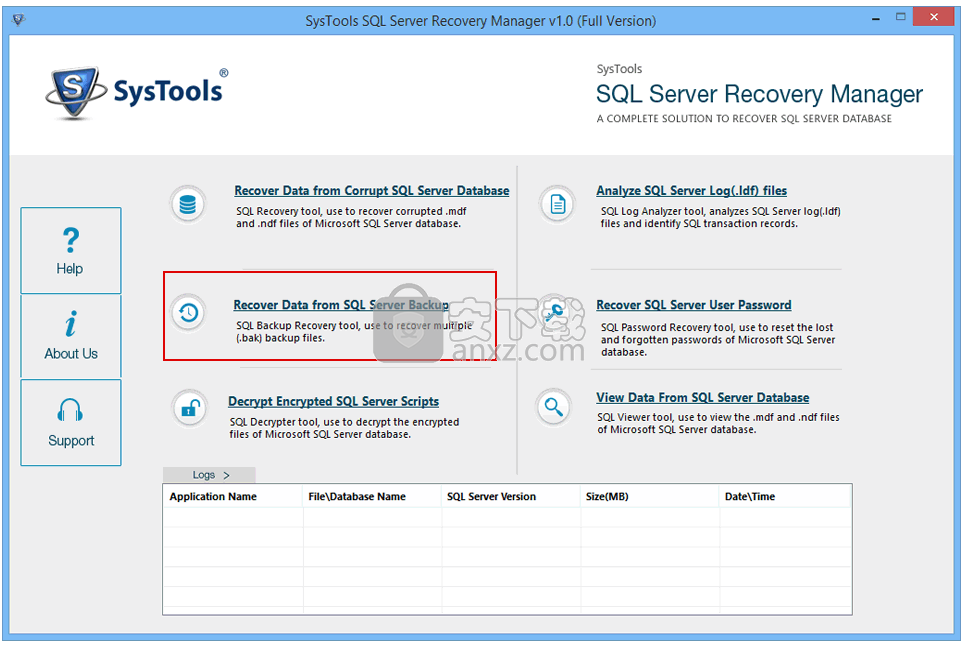 SysTools SQL Server Recovery Manager(SQL Server数据库恢复工具)