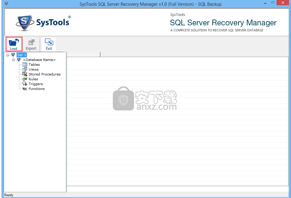 SysTools SQL Server Recovery Manager(SQL Server数据库恢复工具)