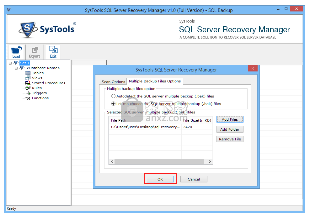 SysTools SQL Server Recovery Manager(SQL Server数据库恢复工具)