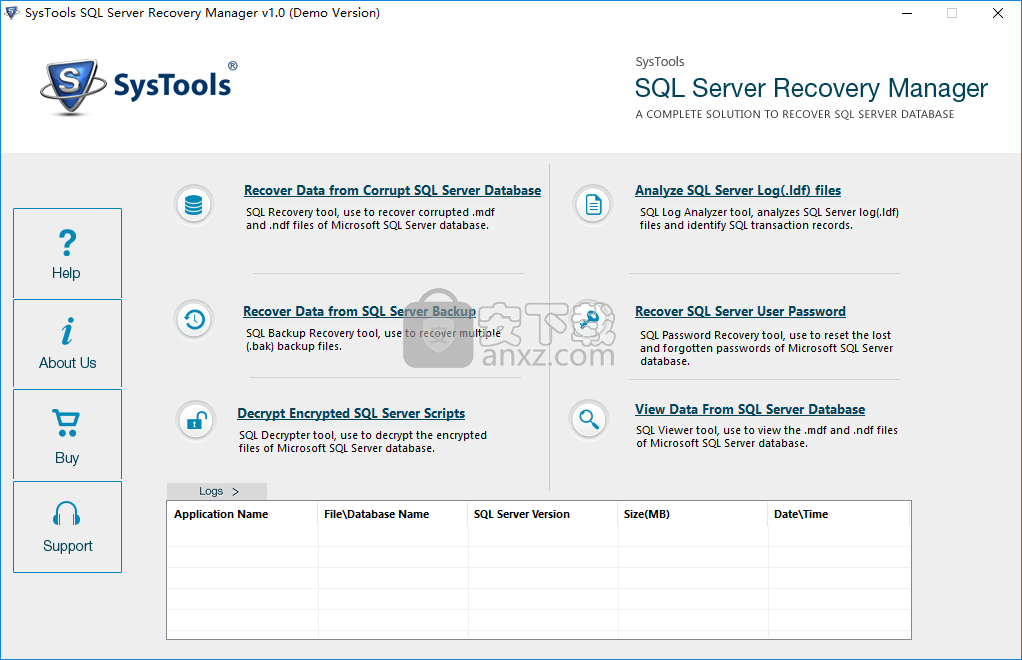 SysTools SQL Server Recovery Manager(SQL Server数据库恢复工具)