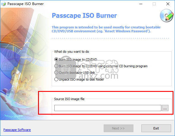 Passcape ISO Burner(USB启动盘制作工具)