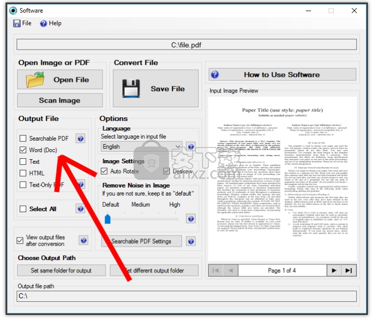 JPG to Word Converter(图片转文字工具)