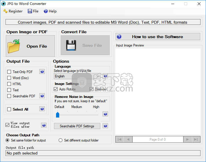 JPG to Word Converter(图片转文字工具)