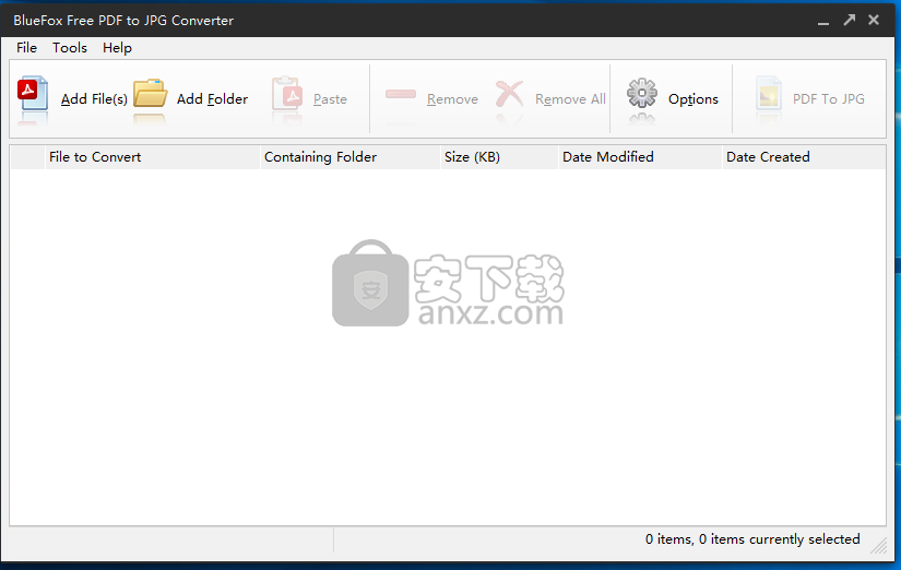 BlueFox Free PDF to JPG Converter(PDF转JPG转换器)