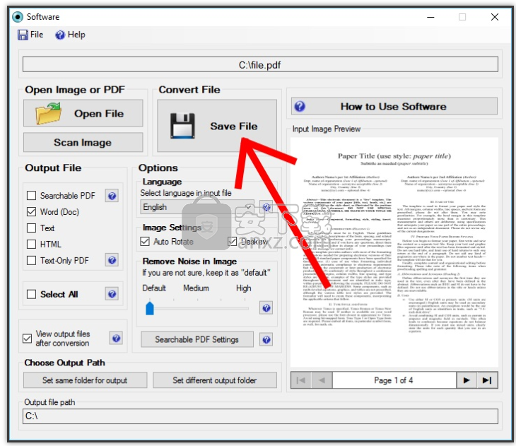 JPG to Word Converter(图片转文字工具)