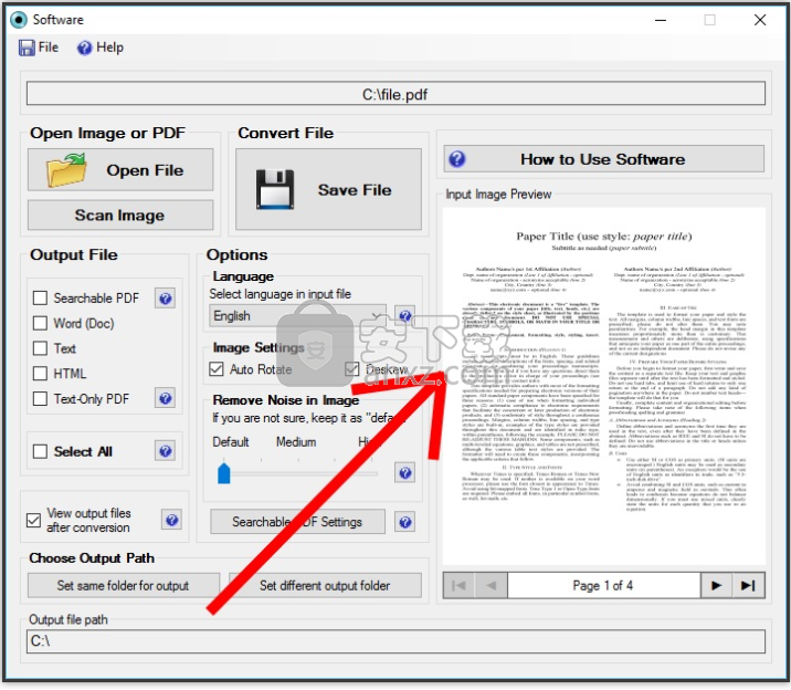 JPG to Word Converter(图片转文字工具)