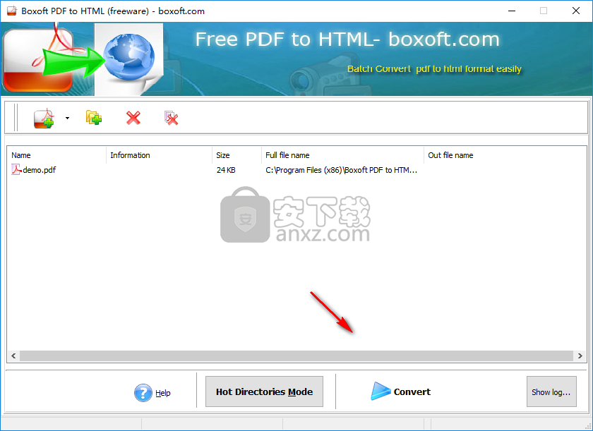 Boxoft PDF to Html(PDF转HTML转换器)