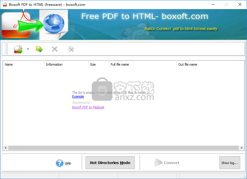 Boxoft PDF to Html(PDF转HTML转换器)
