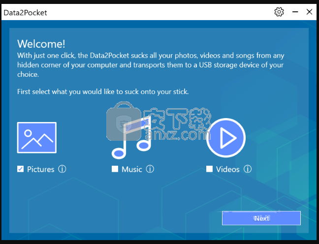 Data2Pocket(多媒体文件转移U盘工具)