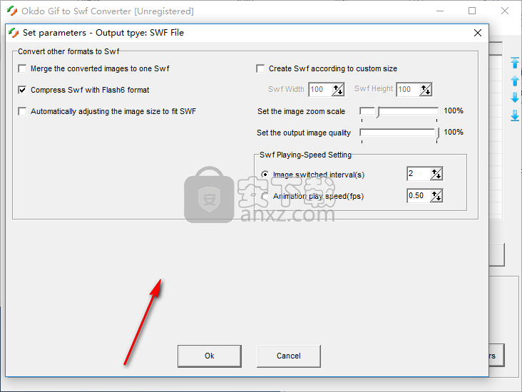 Okdo Gif to Swf Converter(GIF转SWF转换器)