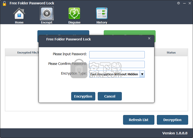 Free Folder Password Lock(文件加密软件)