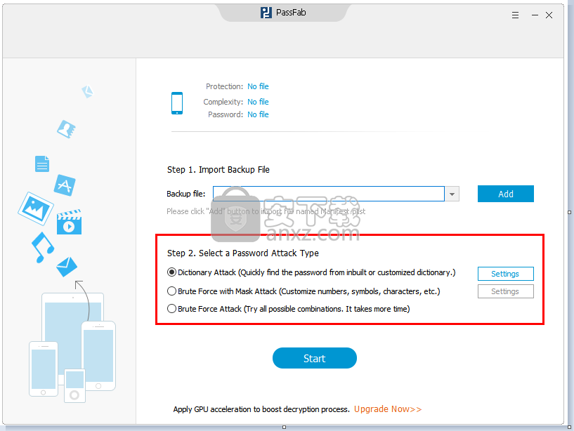 PassFab iBackupUnlocker(iTunes备份密码恢复工具)