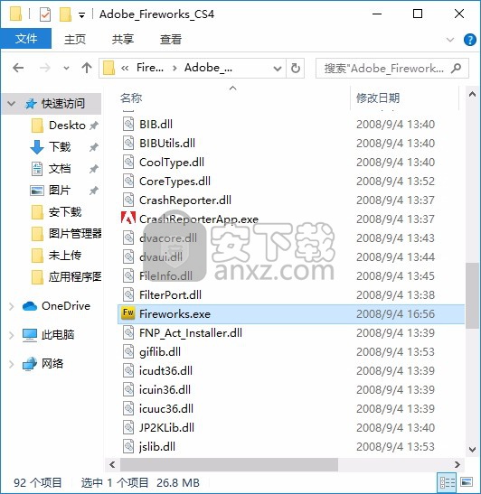 Adobe FireWorks cs4