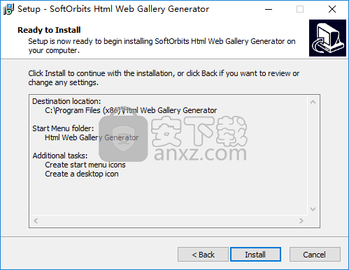 Html Web Gallery Generator(图片转html工具)