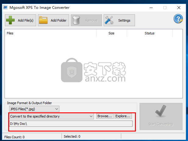 Mgosoft XPS To Image Converter(XPS转图片软件)