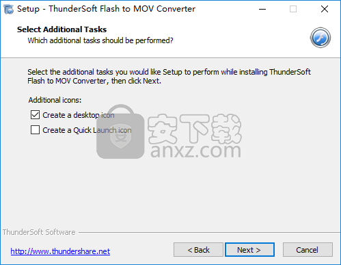 ThunderSoft Flash to MOV Converter(swf转mov转换器)