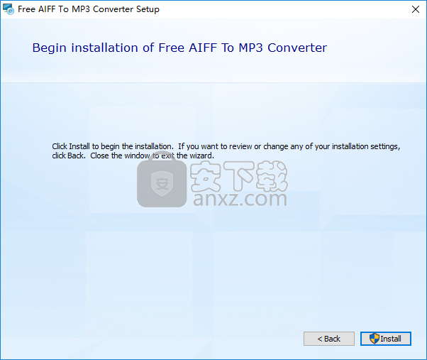 Free AIFF To MP3 Converter(AIFF转MP3工具) 